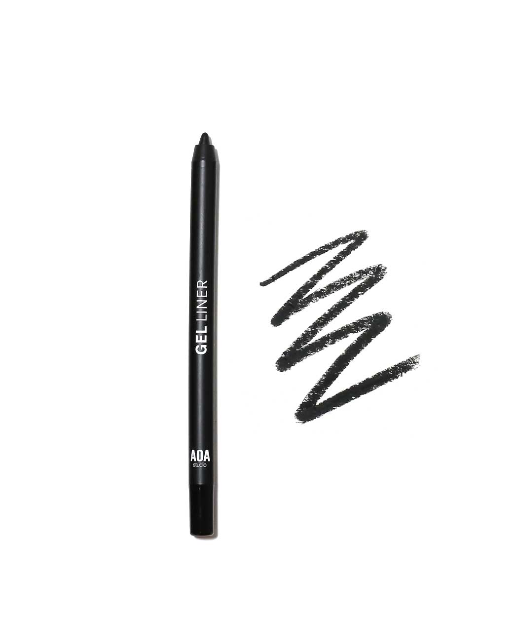 AOA Gel Eyeliner Pencil Black β Smudge-proof, long-lasting eyeliner for bold eye definition.