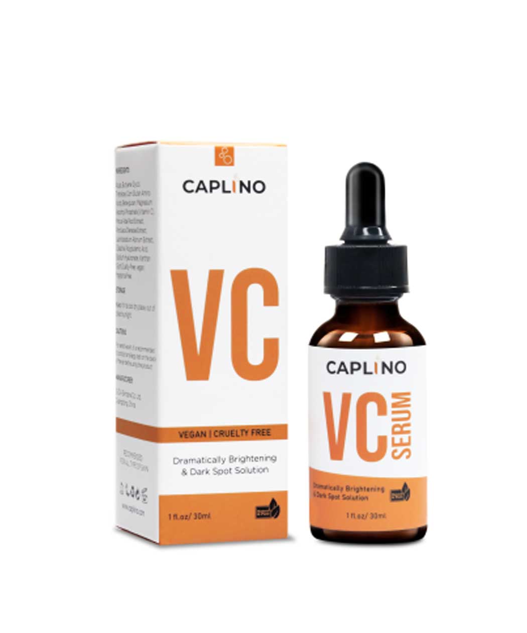 Caplino Vitamin C Serum 30ml Bottle for Skin Brightening and Dark Spot Reduction
