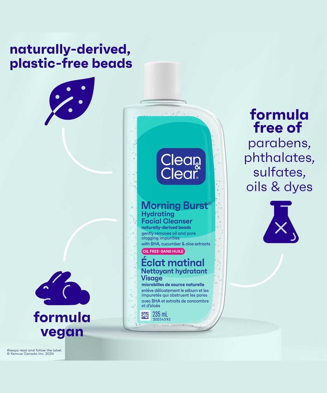 Clean & Clear Morning Burst Hydrating Facial Cleanser - Image 2